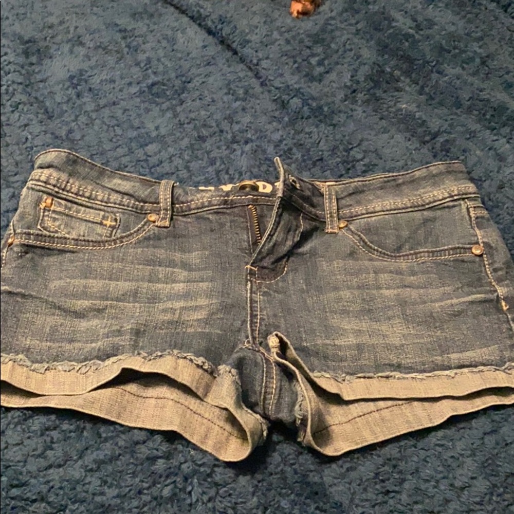 Denim shorts